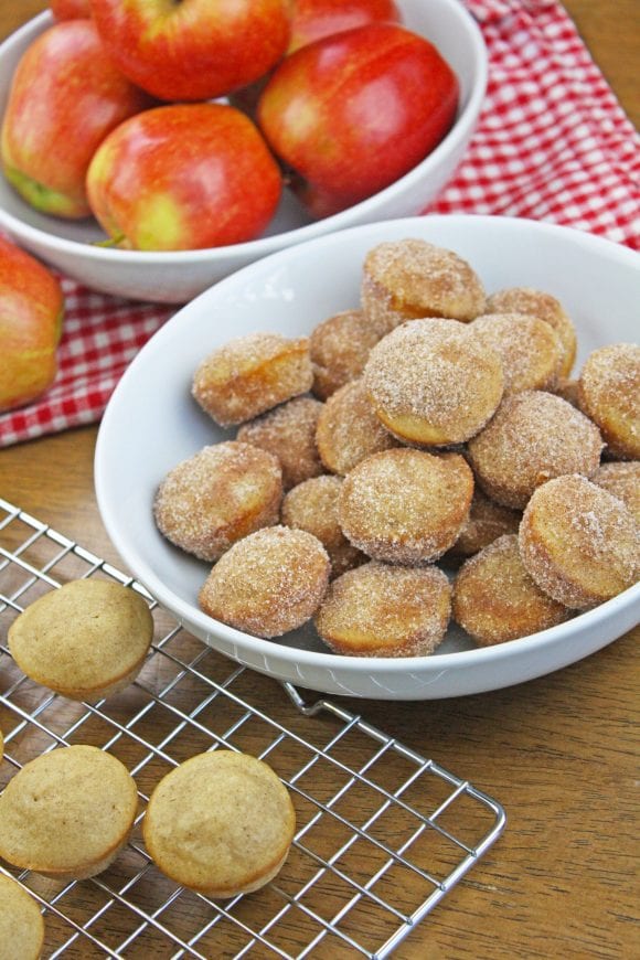 Apple Cinnamon Donut Holes | CatchMyParty.com