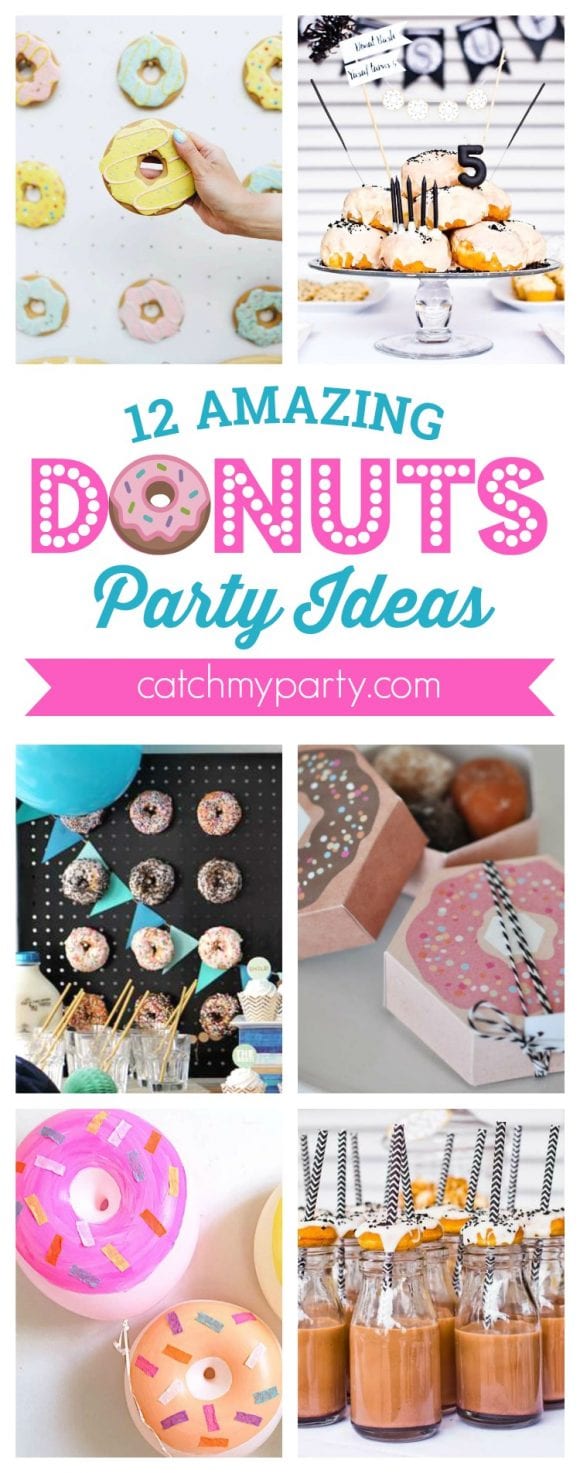 12 Amazing Donuts party ideas I CatchMyParty.com