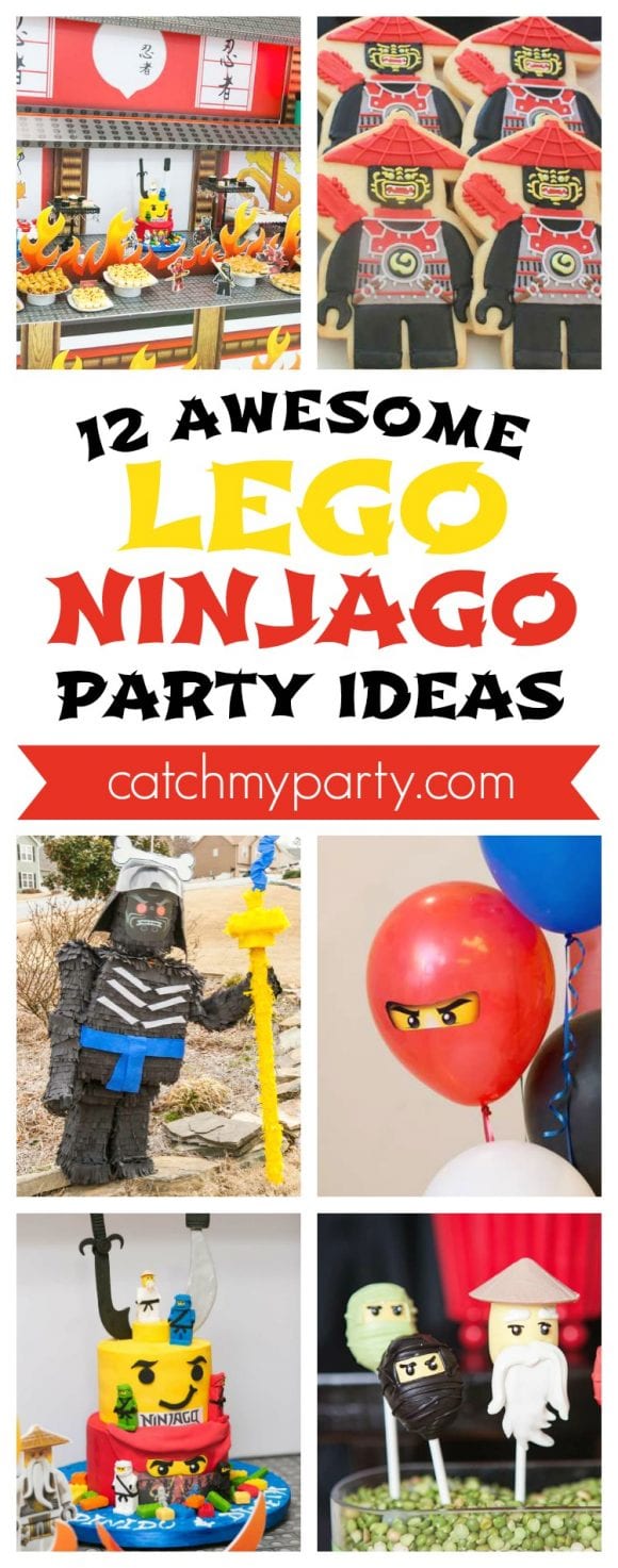 12 Awesome Lego Ninjago Party Ideas I CatchMyParty.com