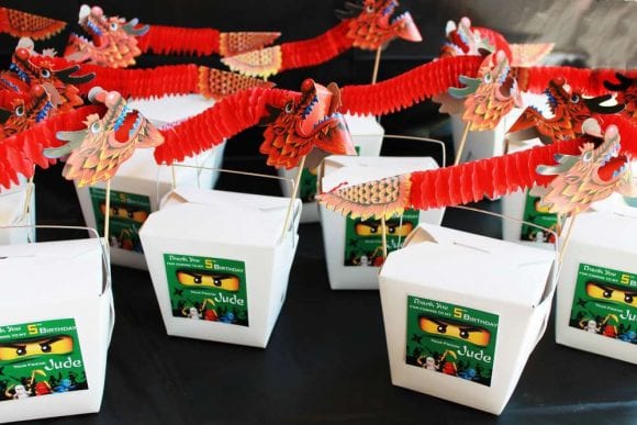 Lego Ninjago Party Favors | CatchMyParty.com