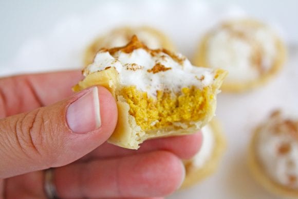 Yummy mini pumpkin bites | CatchMyParty.com