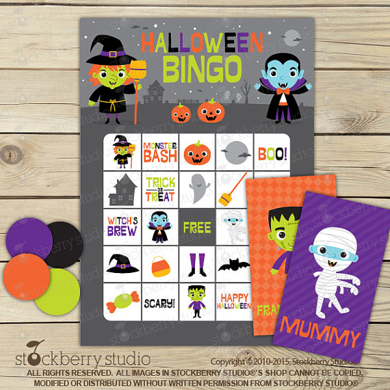 Halloween Bingo | CatchMyParty.com