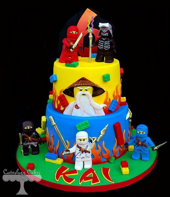 Lego Ninjago Cake Topper | CatchMyParty.com