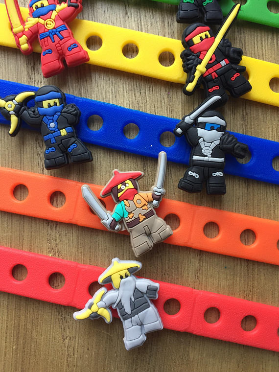 Lego Ninjago Carm Bracelets Party Favors | CatchMyParty.com