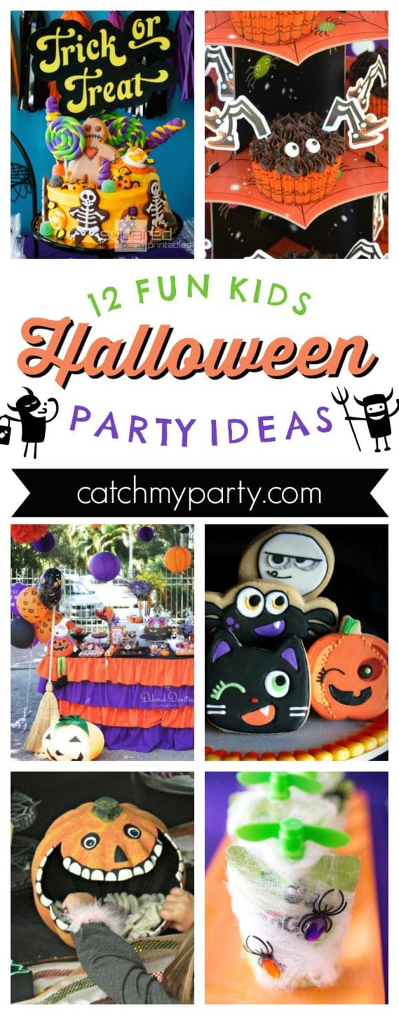 12 Fun Kids Hallowwen Party Ideas | CatchMyParty.com