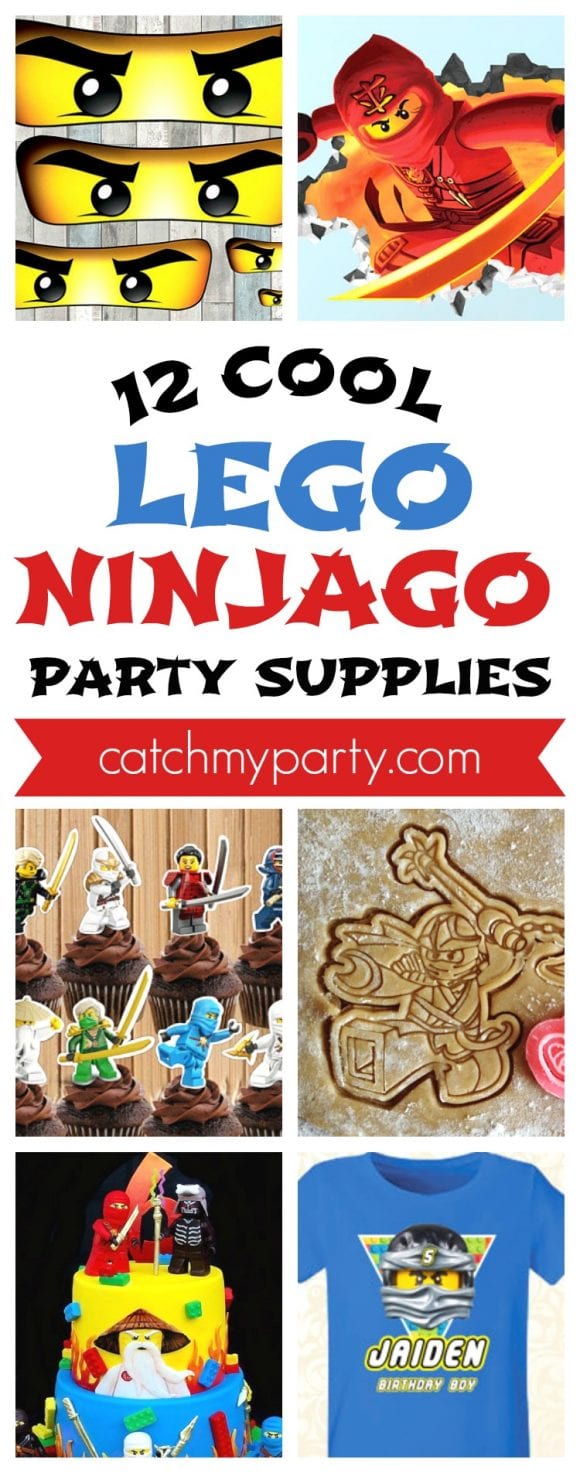 12 Cool Lego Ninjago Party Supplies | CatchMyParty.com