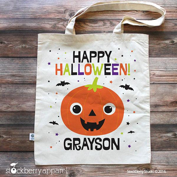 Halloween Trick or Treat Bag Party Favors | CatchMyParty.com