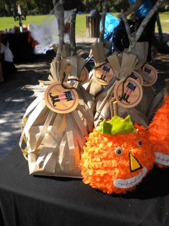 Witch's Broom Party Favor Bags | CatchMyParty.com