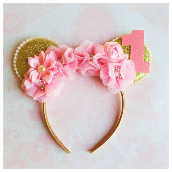 Minnie Mouse Floral Headband 