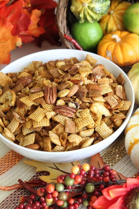 Spicy Chex Mix Recipe | CatchMyParty.com