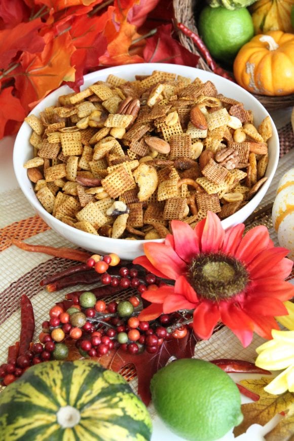 Spicy Chex Mix Recipe | CatchMyParty.com