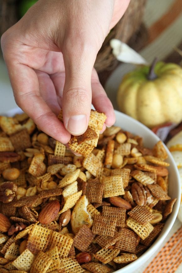 Spicy Chex Mix Recipe | CatchMyParty.com