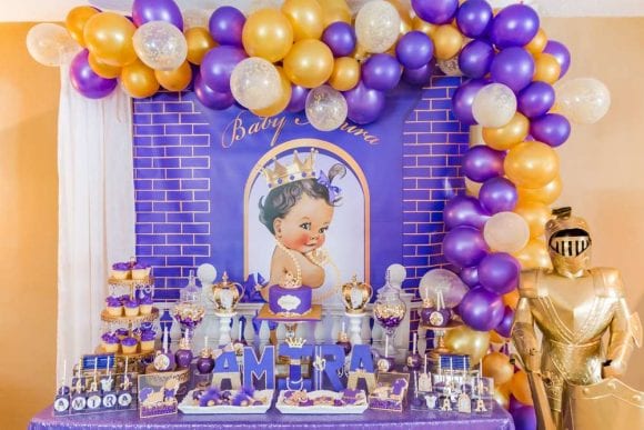 Royal Baby Shower party | CatchMyParty.com