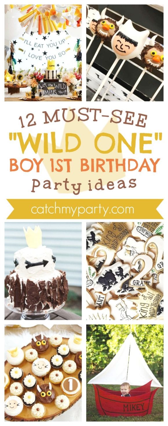 12 Must-See "Wild One" Boy 1st Birthday Party Ideas I CatchMyParty.com