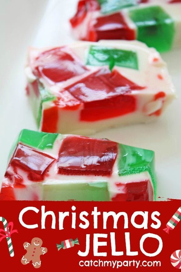 Christmas Jello Recipe | CatchMyParty.com