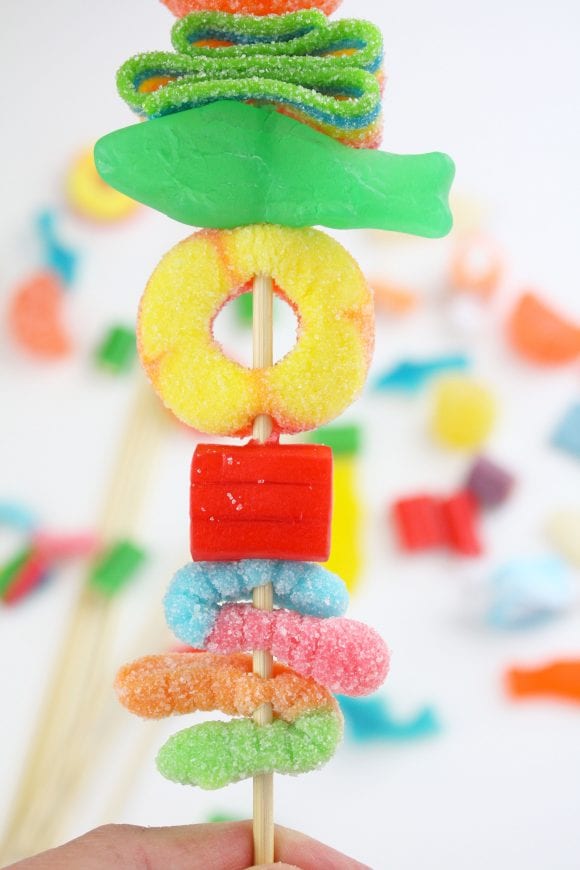 Perfect candy kabobs | CatchMyParty.com