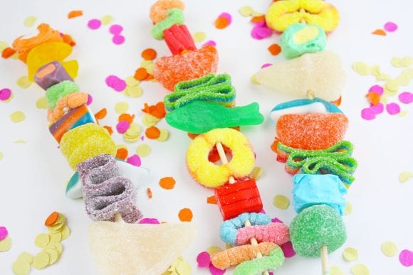 Kabob candy favors | CatchMyParty.com