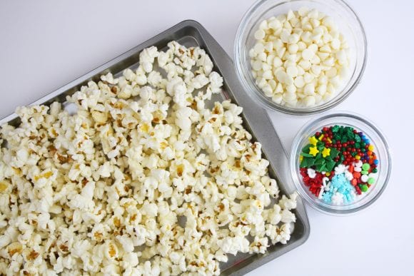 Christmas Popcorn Dessert Ingredients | CatchMyParty.com