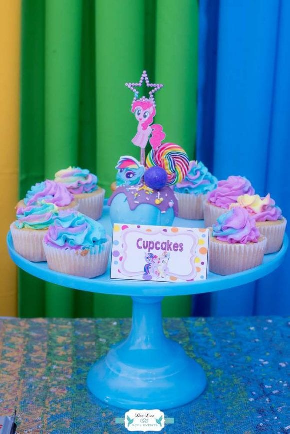 My Little Pony Cupcakes | CatchMyParty.com