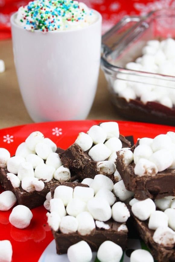 Simple, semi-sweet hot cocoa fudge | CatchMyParty.com
