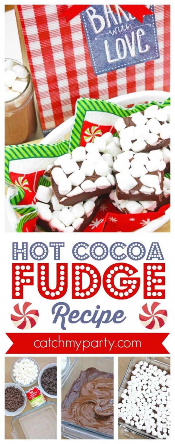 Hot Cocoa Fudge Recipe | CatchMyParty.com