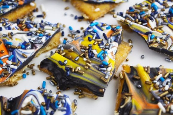 break up the cracker toffee and enjoy | CatchMyParty.com