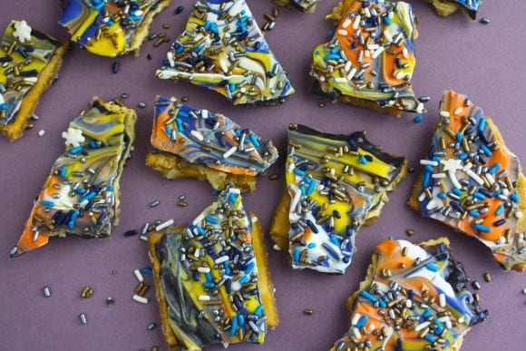 break up the cracker toffee and enjoy | CatchMyParty.com