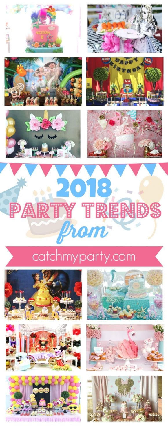 2018 Party Trends | CatchMyParty.com