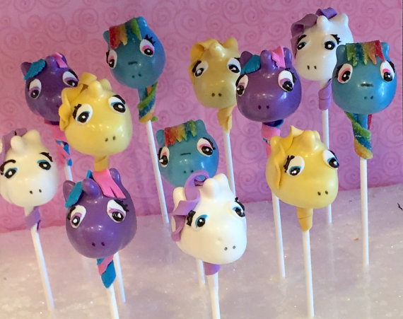 My Little Pony Cake Pops | CatchMyParty.com