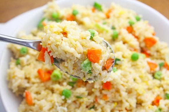 Delicious Instant Pot Vegetable Fried Rice Recipe | CatchMyParty.com