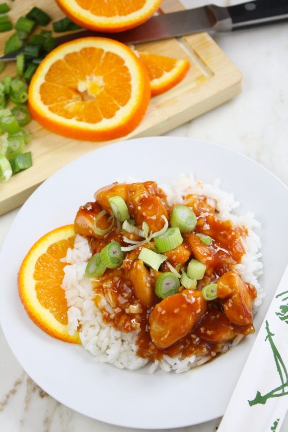 Instant Pot orange chicken recipe | CatchMyParty.com