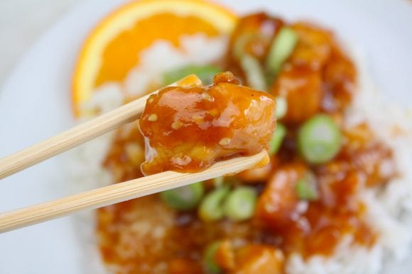 Super delicious instapot orange chicken | CatchMyParty.com