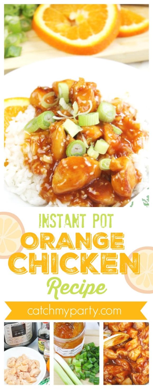 Instant Pot Orange Chicken Recipe | CatchMyParty.com