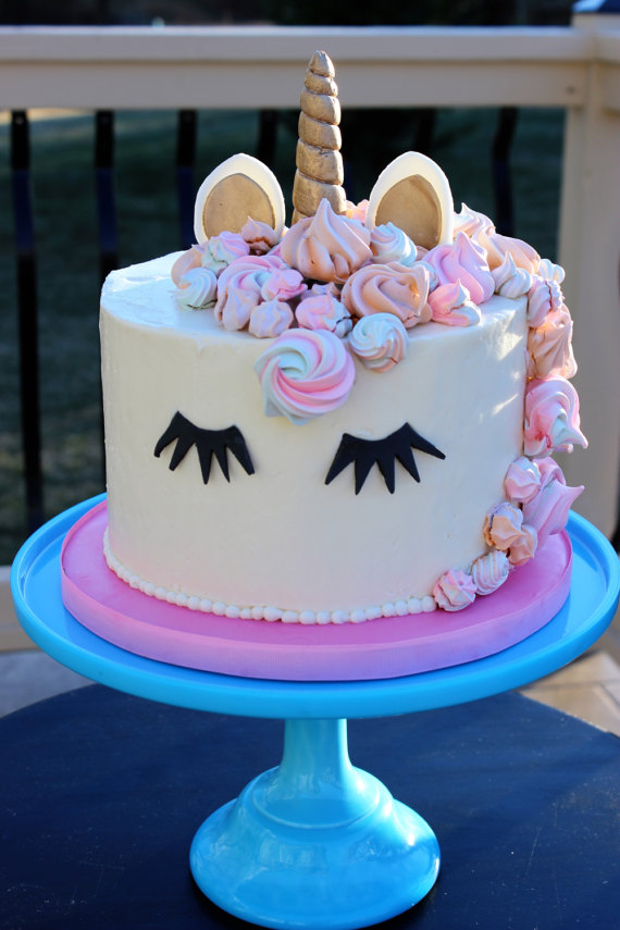 Unicorn Cake Topper | CatchMyParty.com