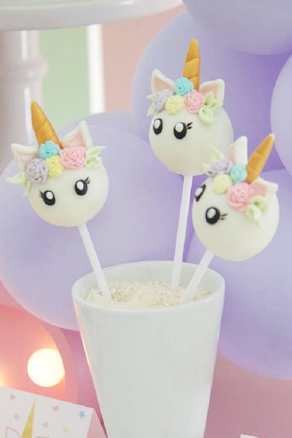 Unicorn Cake Pops