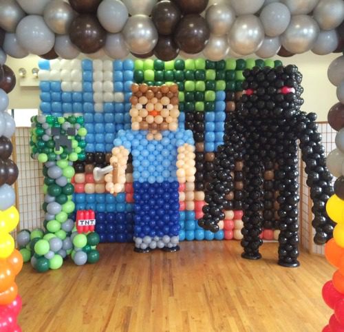 Minecraft Balloon Decorations
