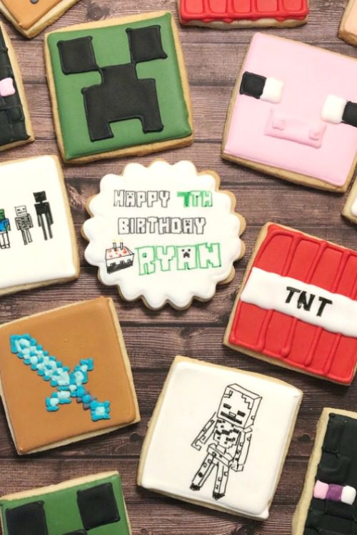 Minecraft Sugar Cookies