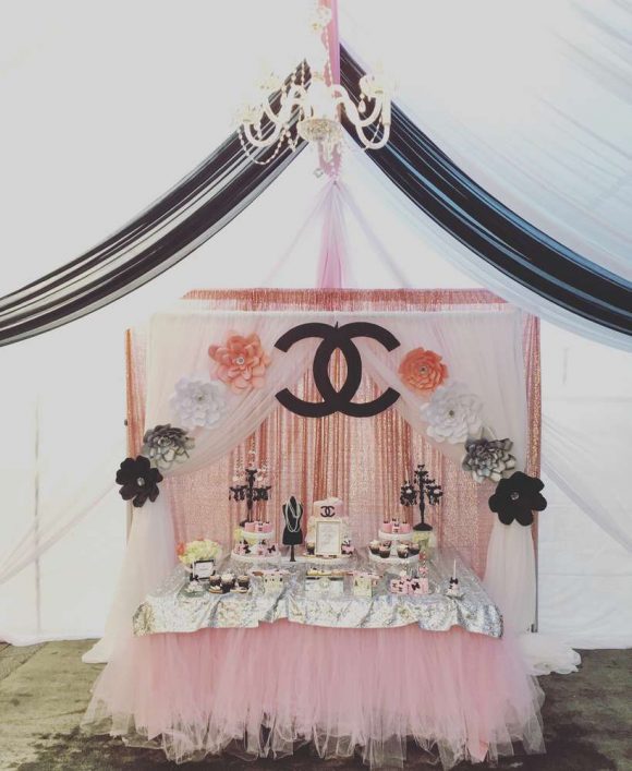 Fashion themed Baby Shower | CatchMyParty.com Fashion themed Baby Shower | CatchMyParty.com