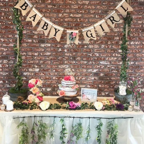 Rustic themed Baby Shower | CatchMyParty.com Rustic themed Baby Shower | CatchMyParty.com