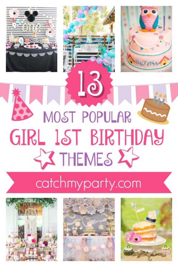The 13 Most Popular Girl 1st Birthday Themes | CatchMyParty.com