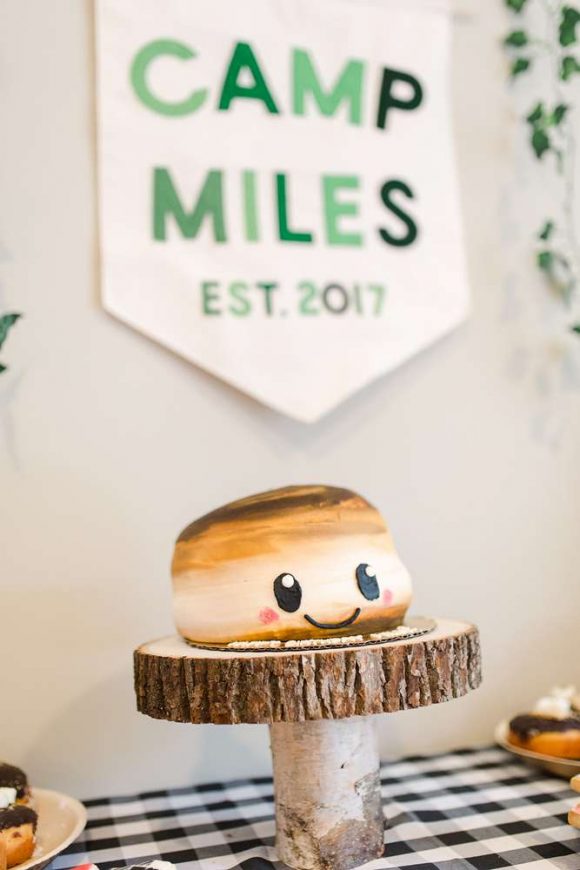 Camping 1st Birthday Party | CatchMyParty.com