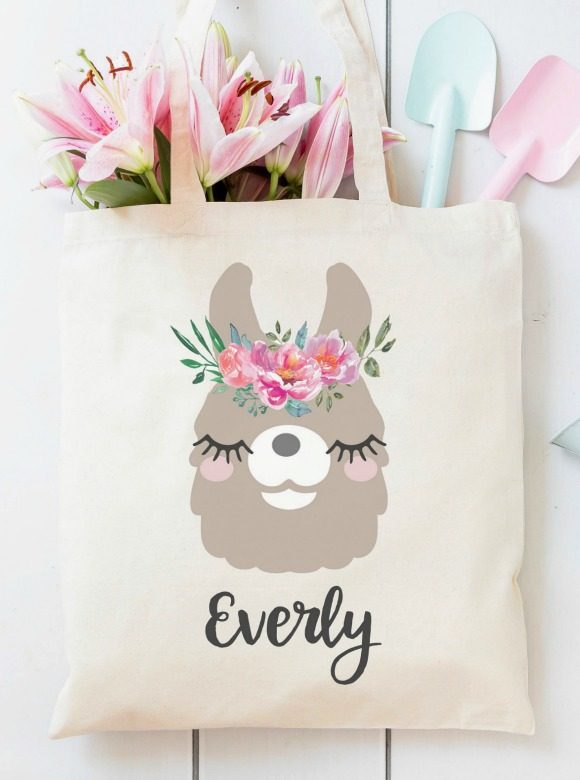 Lllam party supplies - party favor tote bags | CatchMyParty.com