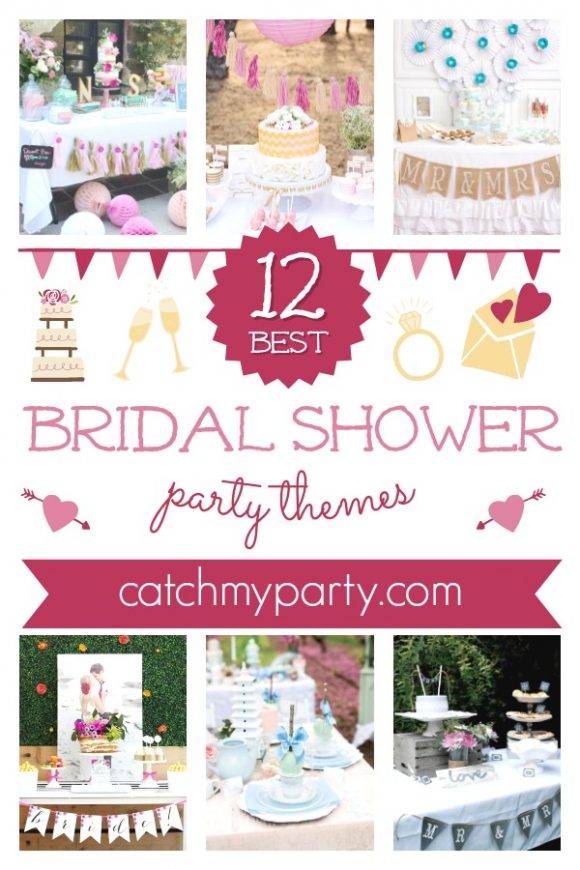 Look at The Most 12 inspiring Bridal Shower Themes! | CatchMyParty.com