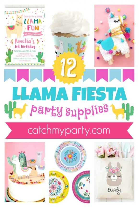 The 12 Most Fun Llama Party Supplies | CatchMyParty.com