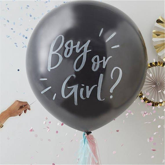Gender Reveal party supplies - Balloons | CatchMyParty.com