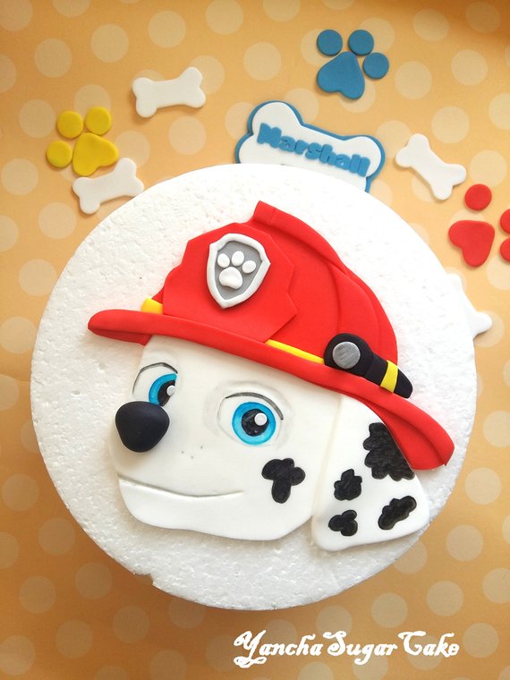Paw Patrol party supplies - Cake Topper | CatchMyParty.com