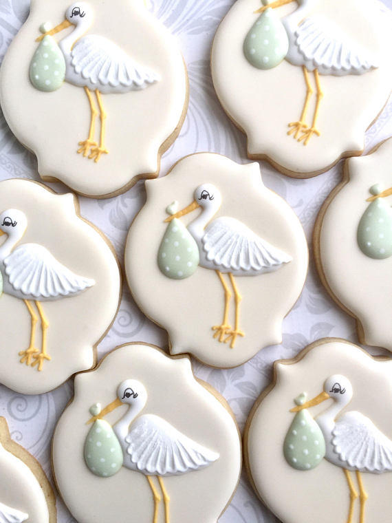Gender Neutral baby shower party supplies - Cookies | CatchMyParty.com
