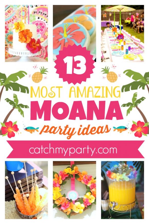 The Most Amazing 13 Disney Moana Party Ideas | CatchMyParty.com