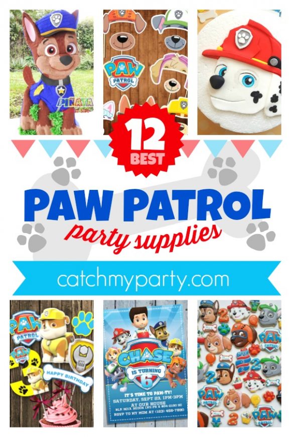Take a Look at the 12 Best Paw Patrol Party Supplies | CatchMyParty.com