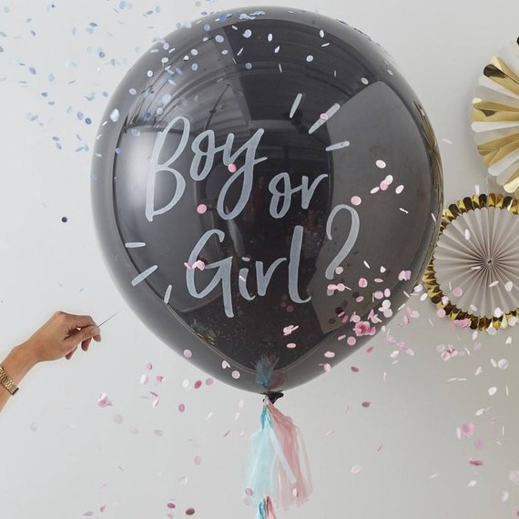 Gender Neutral baby shower party game supplies - Balloon | CatchMyParty.com